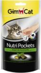 GimCat Recompense pentru pisici Gimpet Nutri Pockets cu iarba pisicii si multivitamine 60 g