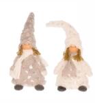  Dekoráció gyerek ülő textil 15x11x36cm fehér, szürke 2 féle 1db, figura nem választható (ZX21638)