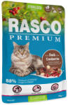 Rasco Hrana umeda pentru pisici Rasco Sterilizat Rata&Merisoare 85 gr