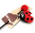 Beeztees Jucarie pentru pisici undita Beeztees Buburuza 40 cm