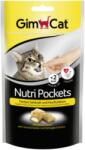GimCat Recompense pentru pisici Gimpet Nutri Pockets cu branza si taurina 60 g