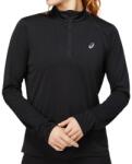 Asics Női póló (hosszú ujjú) Asics Core Long Sleeve 1/2 Zip Top W - Fekete