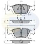 COMLINE set placute frana, frana disc COMLINE CBP0513