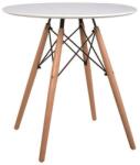 TEMPO KONDELA GAMIN fehér mdf étkezőasztal 60cm
