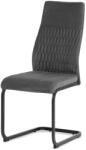 Artium Szánkótalpas Étkezőszék, szürke szövet, fekete fém (DCL-X7018_GREY2)