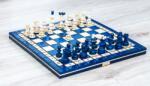 Sakküzlet Queen´s gambit fa sakk-készlet (kék)
