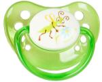 Baby Bruin Játszócumi Tücsök, zöld szilikon fogszabályzós (méret: 3) 16 - 32 hó - babyboxstore