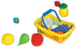 D-Toys Mini gyümölcskosár gyümölcsökkel - zöldségekkel- D-Toys (JS-714)