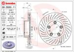 BREMBO Disc frana BREMBO PRIME LINE - UV Coated 09. D930.11 (09.D930.11)