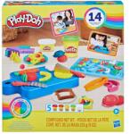 Hasbro Play-Doh: Little Chef set plastilina cu 5 tuburi de plastilina si accesorii 255g - Hasbro (F6904)
