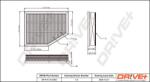 Dr! ve+ Filtru aer Dr! ve+ DP1110.10. 0352 (DP1110.10.0352) - automobilus