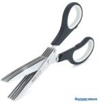 Rapesco Olló, konyhai, 20 cm, fűszer és papíraprító, 5 penge, RAPESCO (IR1599) - kecskemetirodaszer