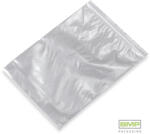  Eltolt szájú tasak ragasztócsíkkal - 595 x730 + 50 x 0, 08 mm - átlátszó