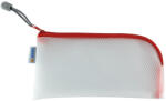  Herma No. 20002 univerzális 23 x 11 cm méretű (Case) tárolótasak piros színű cipzárral és szegéllyel (Herma 20002)