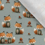 Takoy Szabadidő anyag/ futter Takoy 150cm róka az őszi erdőben