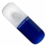 Champ HIGH Pipa sticla design Pill albastru 10cm