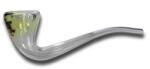 Black Leaf Pipa sticla Gandalf Pyrex efect Rainbow cu kick hole 19cm