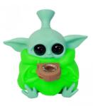 Urban Crew Bong silicon Baby Yoda Alien verde 13cm