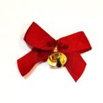  Bordó masni harangocskával. Mérete: 6x4 cm