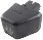 VHBW Elektromos kéziszerszámgép akkumulátor Gesipa CPT12/2 EHD vakszegecspisztolyt - 3000 mAh, 12 V, NiMH (800110226)