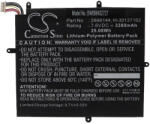 VHBW Notebook akkumulátor jumper H-30137162, 2666144 - 3300 mAh 7, 6 V Li-polimer (888402727)