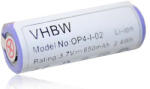 VHBW Elektromos borotvaelem Philips US14430VR, KR112RRL-hez - 650 mAh 3, 7 V Li-Ion (800104489)