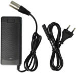 VHBW 42V 2.2A Hálózati töltő 36V-os Li-Ion akkumulátorhoz (Elektromos Kerékpár) XLR 3 Pin (800117274)