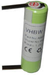 VHBW Elektromos borotvaelem 1HR-AAC, KR800 AAE - 2000 mAh 1, 2 V NiMH (800105562)