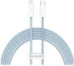 Baseus Dynamic szövött USB-C - Lightning kábel - Világoskék, 1m
