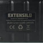 VHBW Elektromos kéziszerszámgép akkumulátor Panasonic EZ9L80, EY9L80B, EY9L80 akkumulátort - 5000 mAh, 28, 8 V, Li-Ion (888401918)