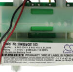 VHBW Akkumulátor Kärcher 4.683-326.0, 4.055-153.0, 6.682-982.0, 6.682-492.0 számára - 2500 mAh, 7.4V, Li-Ion (889001163)