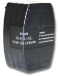 VHBW Elektromos kéziszerszámgép akkumulátor Festo / Festool BPH12, BPH12T, 489 003, 490 021 - 3300 mAh, 12 V, NiMH (800104530)
