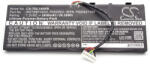 VHBW Notebook akkumulátor Toshiba PA5209U-1BRS, P000627450 - 3650 mAh 7, 2 V Li-polimer, fekete (800114915)