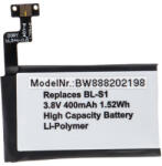 VHBW LG BL-S1 Okosóra Akkumulátor - 400 mAh 3, 8 V Li-polimer (888202198)