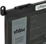 VHBW Notebook akkumulátor Dell 9W9MX, 3CRH3, 1VX1H, 17368-0027, 0WDX0R - 3650 mAh 11, 4 V Li-polymer (888202207)