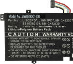 VHBW Notebook akkumulátor Lenovo 5B10X82536, 5B10X82537, L19C2PD7 - 3850 mAh 7, 68 V Li-polimer, fekete (889001656)