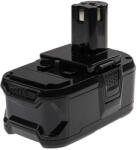 VHBW Elektromos kéziszerszámgép akkumulátor Ryobi BPL1815, ABP1803, ABP1801, BCP1817/2SM akkumulátort - 6000 mAh, 18 V, Li-Ion (888401002)