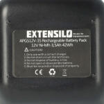 VHBW Elektromos kéziszerszámgép akkumulátor Gesipa CPT12/2 EHD vakszegecspisztolyt - 3500 mAh, 12 V, NiMH (888402605)