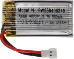 VHBW Modellkészítő eszköz akkumulátor - 550 mAh 3, 7 V Li-polimer, XH 2, 54 2P (888400345)