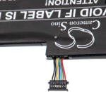 VHBW Notebook akkumulátor Lenovo 02DL005, L18C4P72, L18L4P72, 5B10W13931 - 3250 mAh 15, 36 V Li-polymer (888202851)