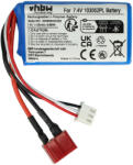 VHBW Modellkészítő eszköz akkumulátor - 1200 mAh 7, 4 V Li-polimer, T-System AWG16 (888400360)