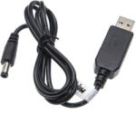 VHBW USB Töltőkábel 5, 5 x 2, 5 mm-es hordócsatlakozóhoz - 5 V / 2 - 9 V / 0, 9 A (888301089)