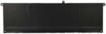 VHBW Notebook akkumulátor Dell 927N5, G91J0, FH3K2, MVK11, MGCM5 készülékekhez - 3500 mAh 15 V Li-polimer, fekete (889001057)