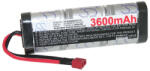 VHBW Modellgyártó eszköz akkumulátora - 3600 mAh, 7, 2 V NiMH, T-dugó (f) (800102729)