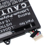 VHBW Notebook akkumulátor HP HSTNN-IB8S, L32535-141, L32535-1C1 készülékekhez - 4350 mAh, 15, 4 V Li-polimer (888202517)