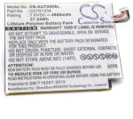 VHBW Notebook akkumulátor Asus C21-N1334, C21N1334 - 4900 mAh 7, 6 V Li-polymer (800113186)