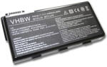VHBW Notebook akkumulátor MSI 91NMS17LF6SU1, 91NMS17LD4SU1 - 4400 mAh 11, 1 V Li-Ion, fekete (800103284)