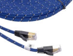 VHBW Ethernet Kábel Cat. 7 - 20 m, Kék, Lapos (888101001)