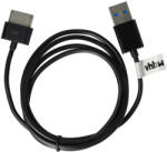 VHBW 1x USB adatkábel táblagép - 2 1-ben Töltőkábel normál - típusú USB táblagéphez 100 cm fekete (800105994)