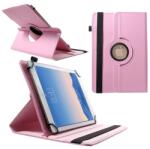 Gigapack Tok álló, bőr hatású (FLIP, asztali tartó funkció, univerzális, 360°-ban forgatható, 9-10" méret) RÓZSASZÍN Samsung Galaxy Tab A 10.1 S-Pen LTE (2016) SM-P585, Lenovo Yoga Smart 10.1 (GP-83932)